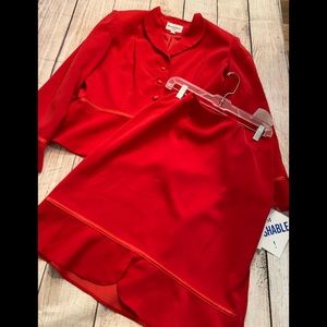 Red Skirt Suit